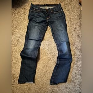 Straight leg denim